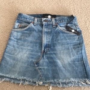 Vintage Levi's jean skirt